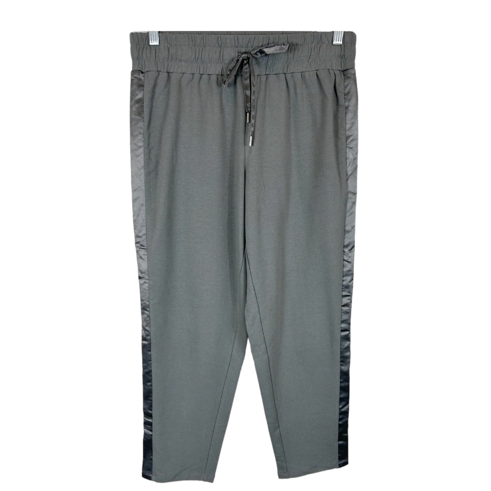 Jason Wu Gray Tapered Joggers Woth Sil Sidings! Size SMALL!